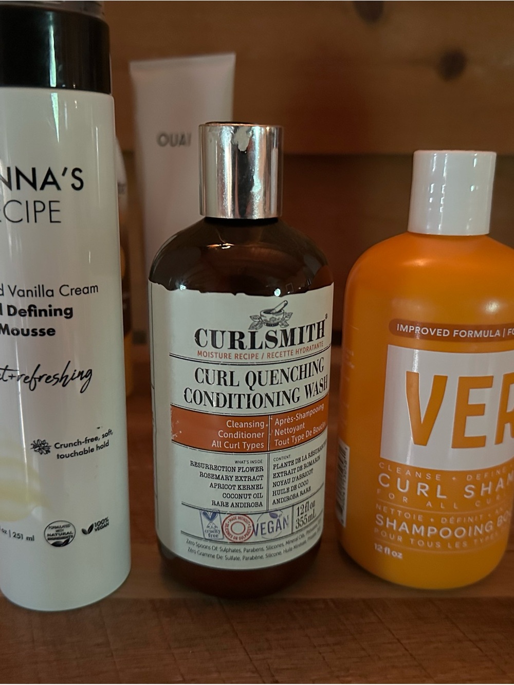 Curl Shampoo, Conditioner, and Mousse